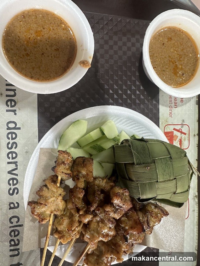 Satay with Peanut Sauce and Ketupat