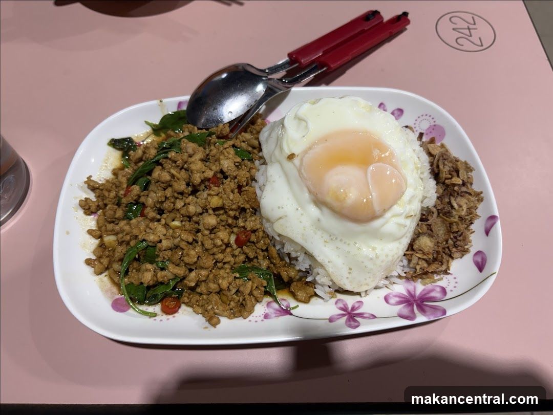 Minced Meat with Rice and Fried Egg