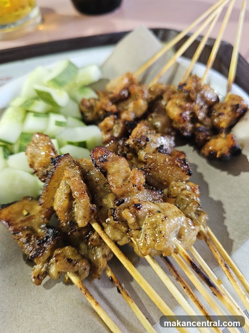 Satay Skewers with Cucumber