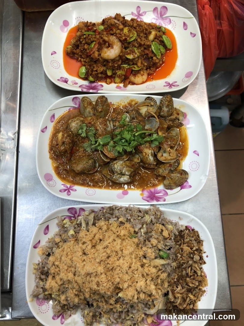Three Plates of Food