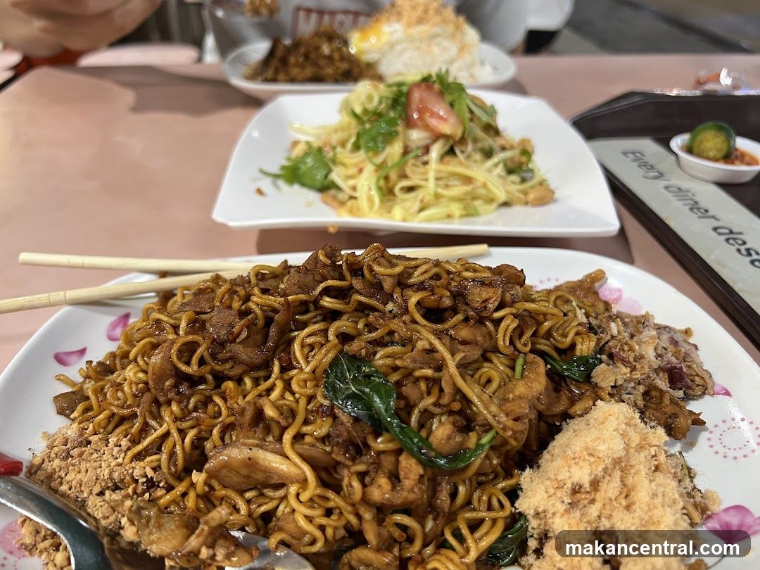 Noodles and Salad