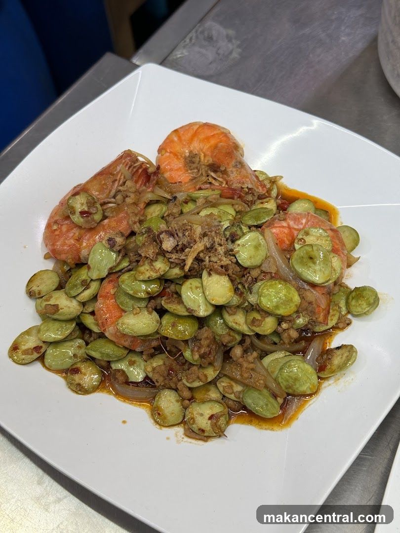 Stir-fried Shrimp and Stink Beans