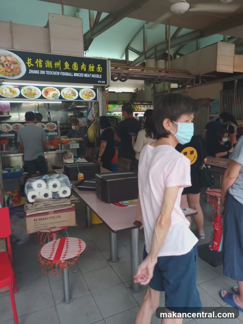 Food Stall with Customers