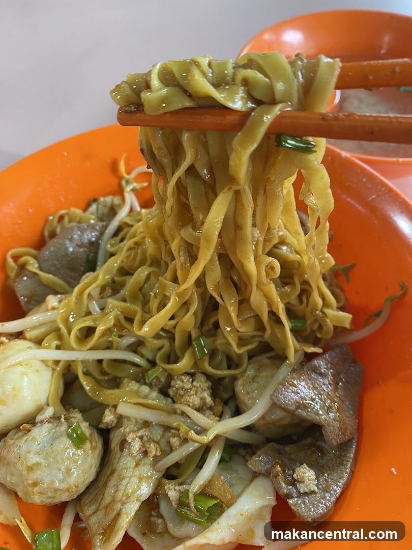 Noodles with Meatballs and Liver
