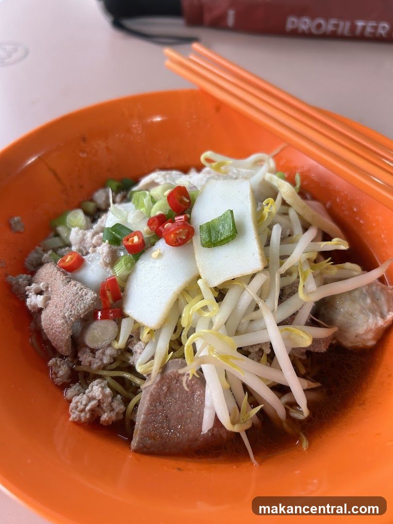 Noodle Dish with Pork and Liver