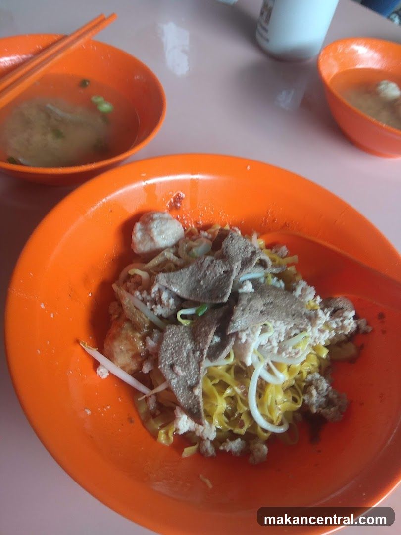 Noodles with Liver and Minced Meat