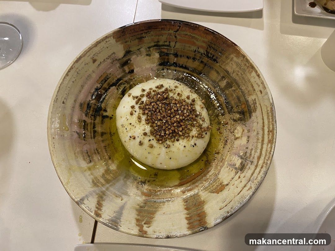 Burrata with Grains