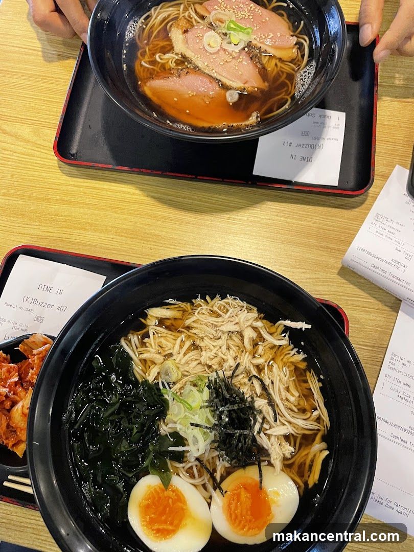 Two bowls of ramen