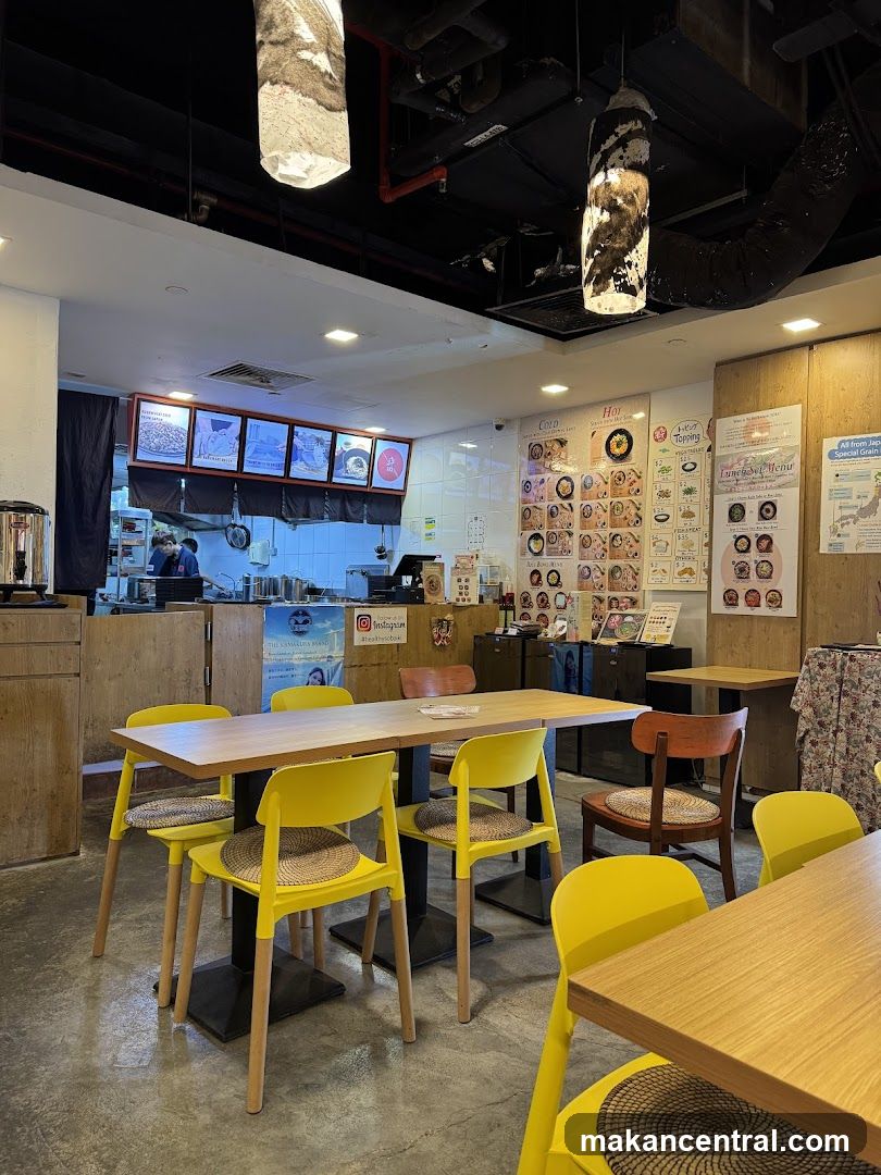 Restaurant Interior with Menu Boards