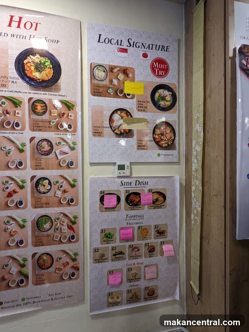 Local Signature & Hot Soup Menu