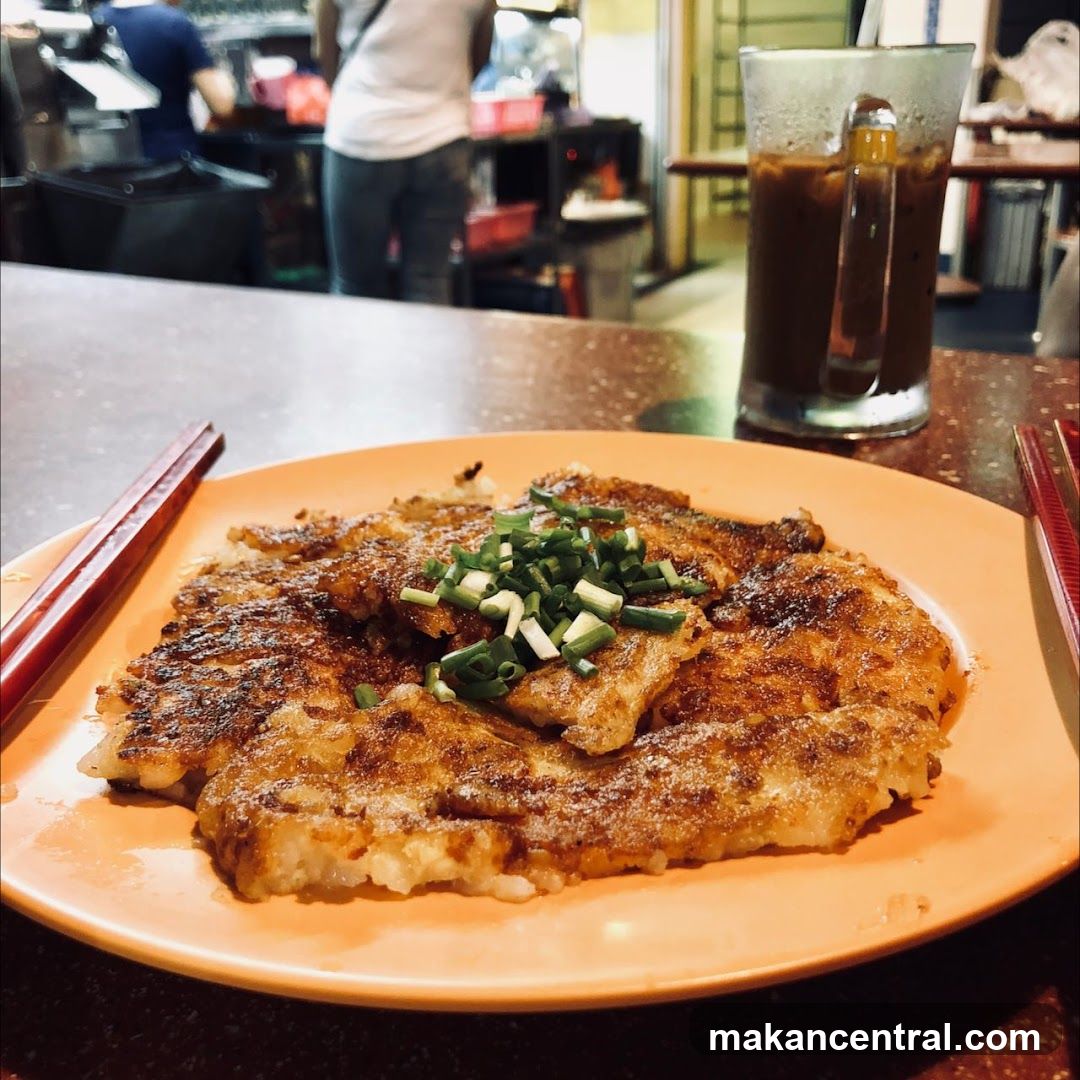 Fried Radish Cake with Scallions