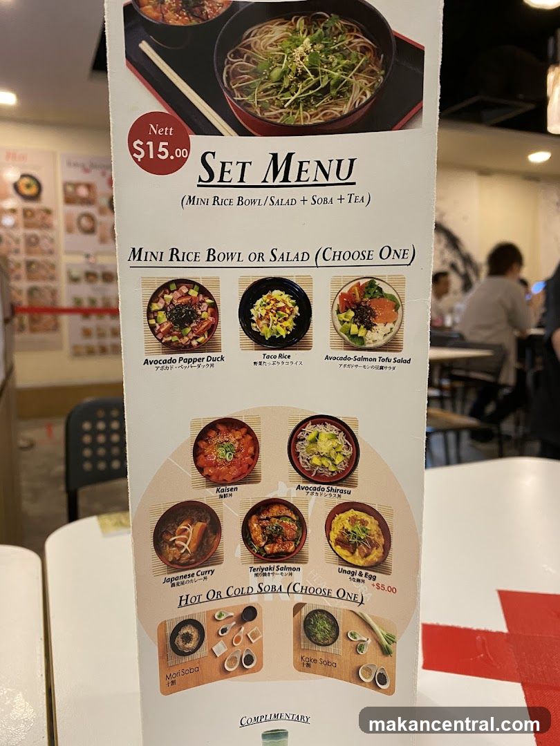 Set Menu