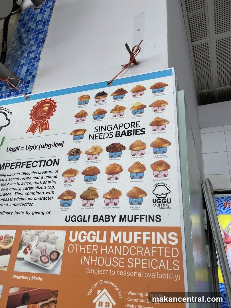 Uggli Muffins Menu