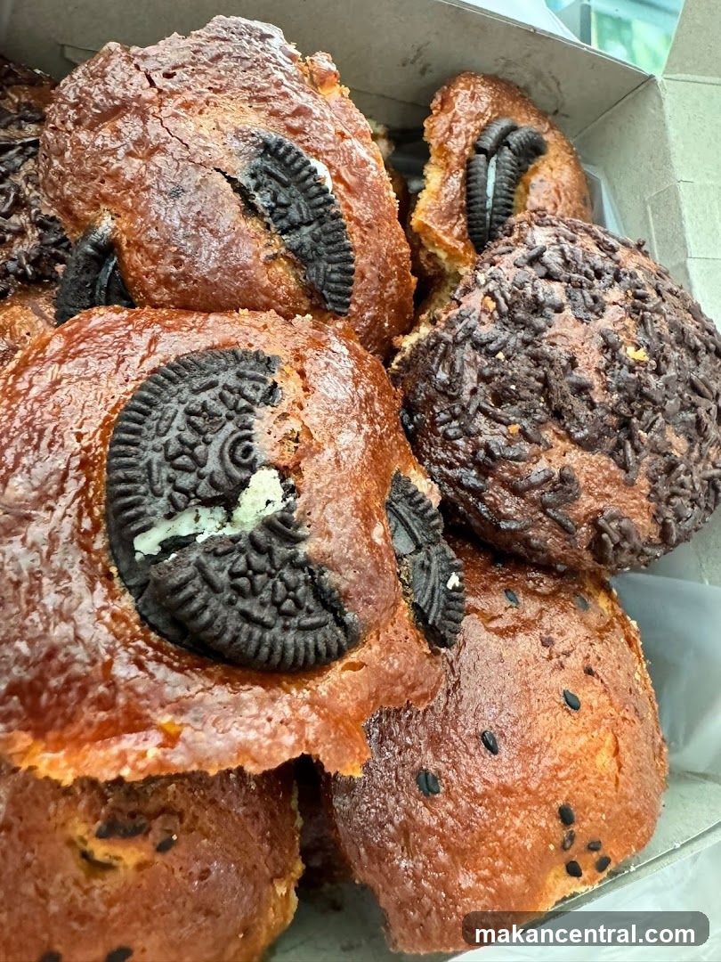 Oreo and Chocolate Sprinkle Muffins