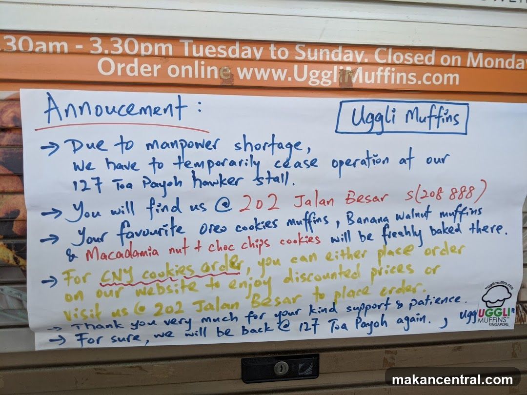 Announcement from Uggli Muffins