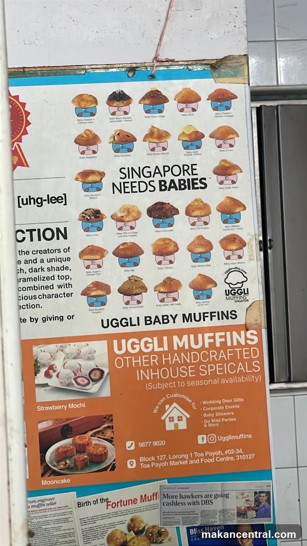 Uggli Baby Muffins Menu