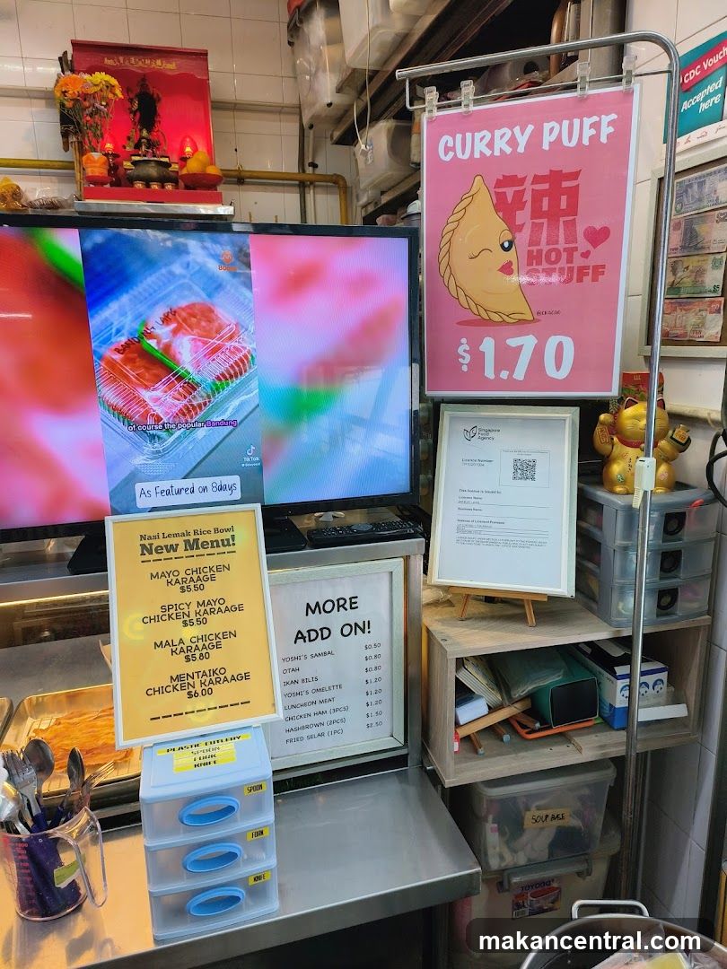 Food stall display