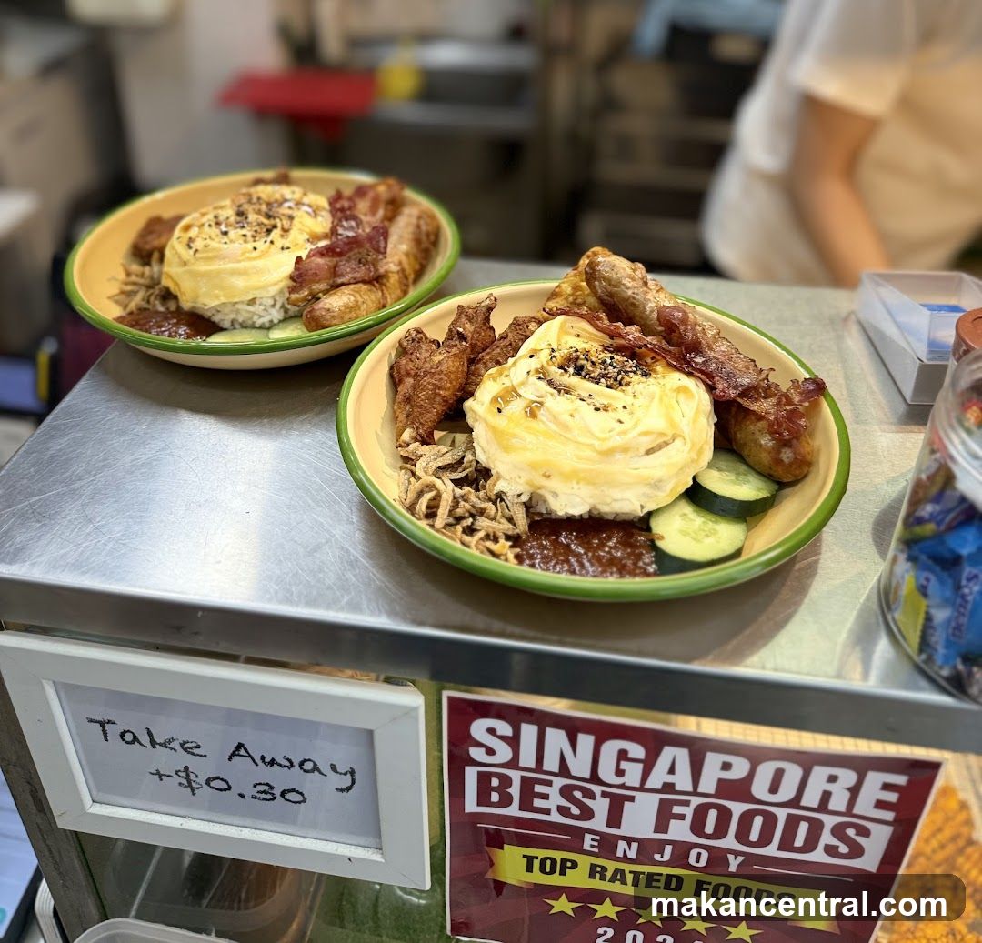 Food Platter with Take Away Sign