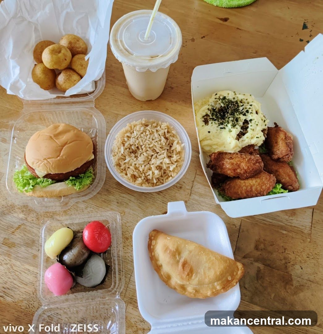 Takeaway Food Assortment