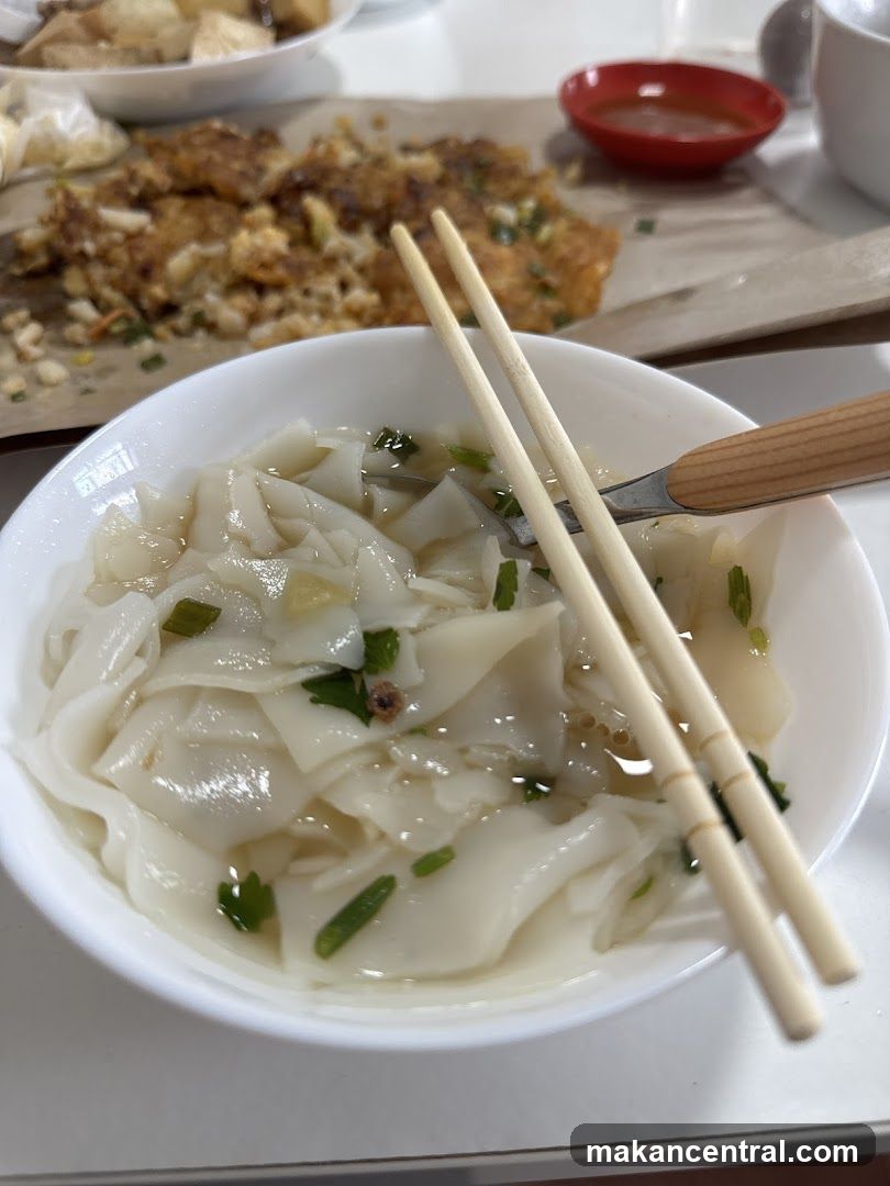 Noodle Soup with Chopsticks