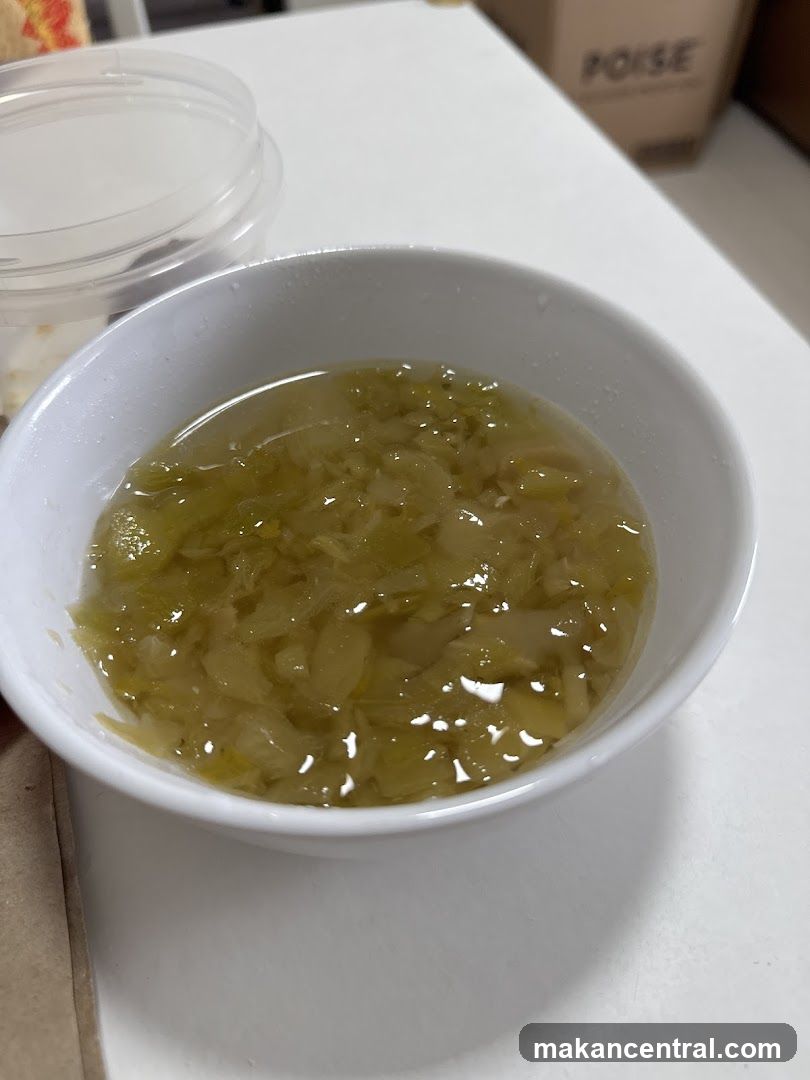 Chopped Cabbage in Broth