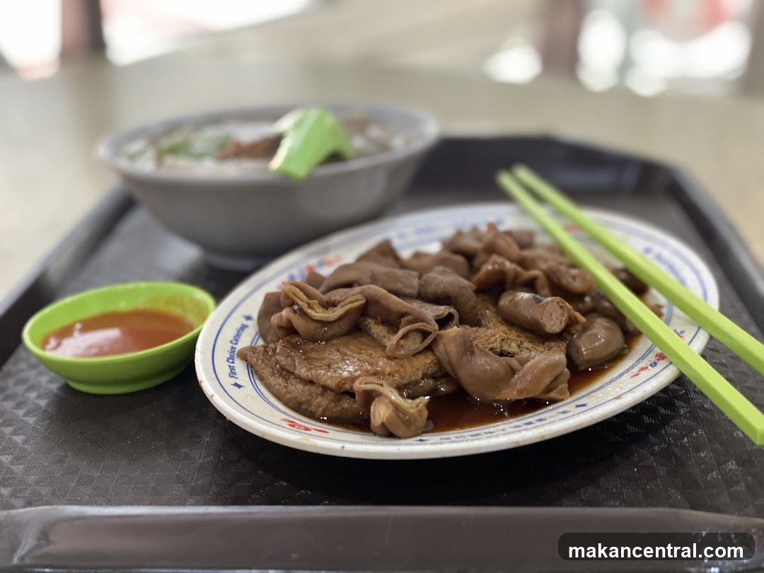 Braised Intestines and Congee