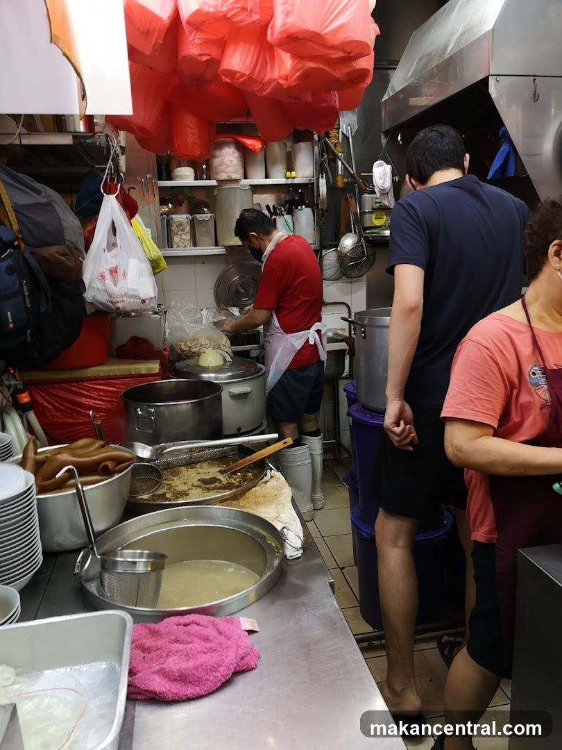 Busy Kitchen Scene