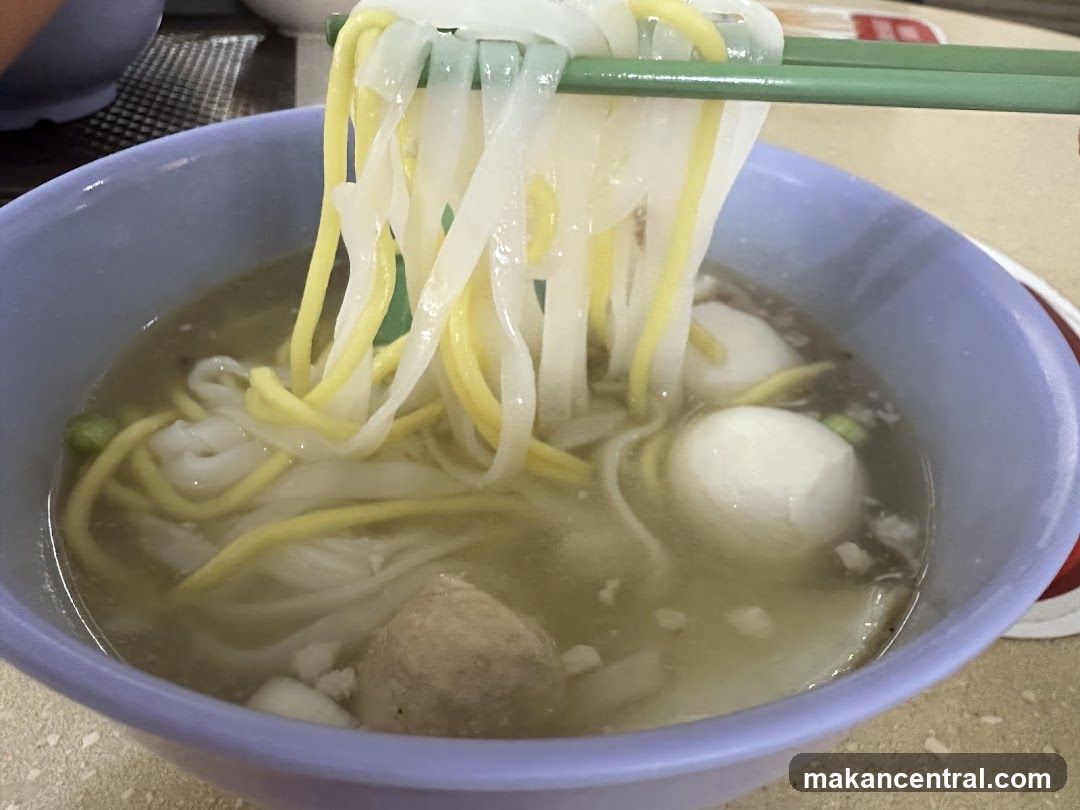 Noodle Soup with Fish Balls