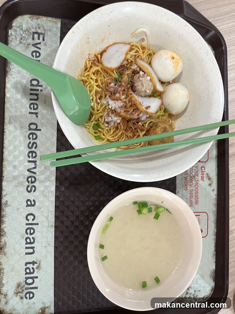 Noodles with Fish Balls and Soup
