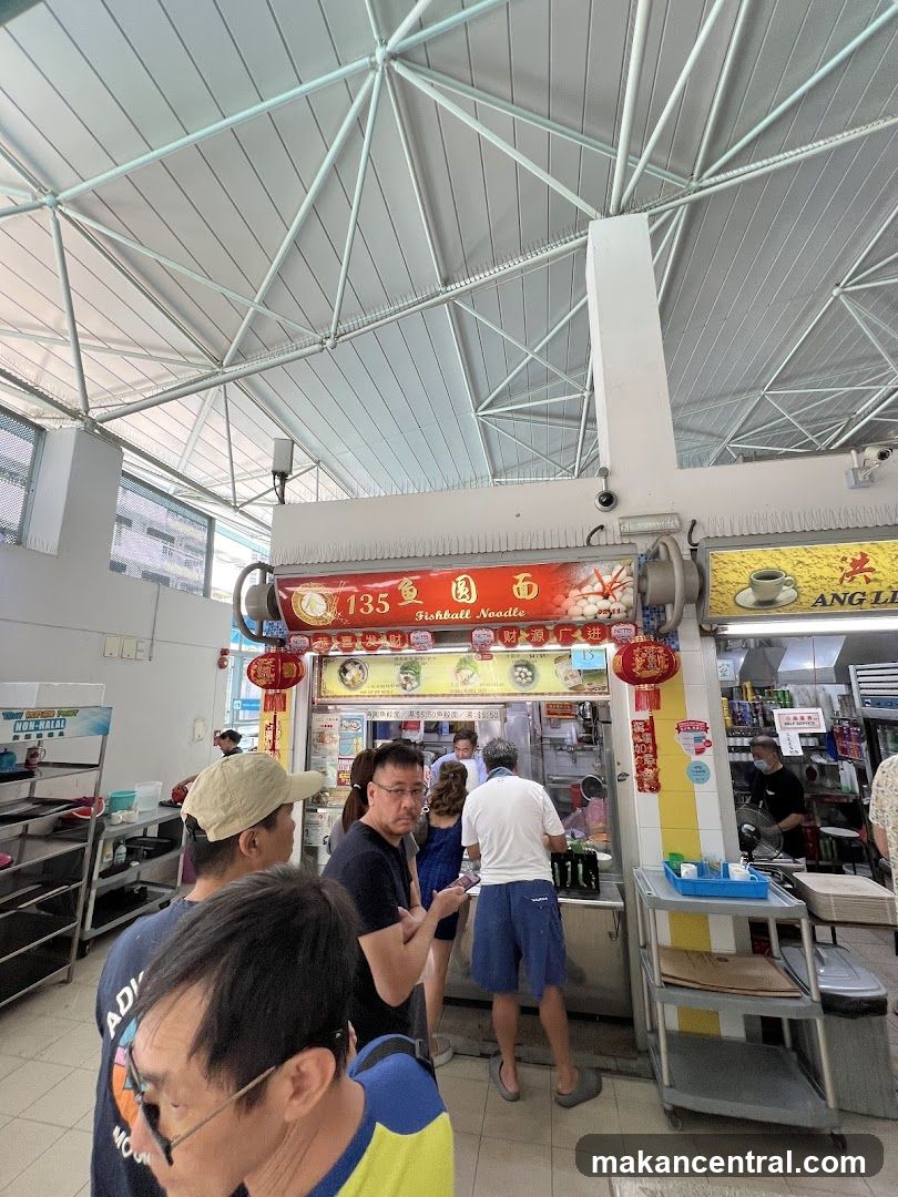 Food Stall with Customers
