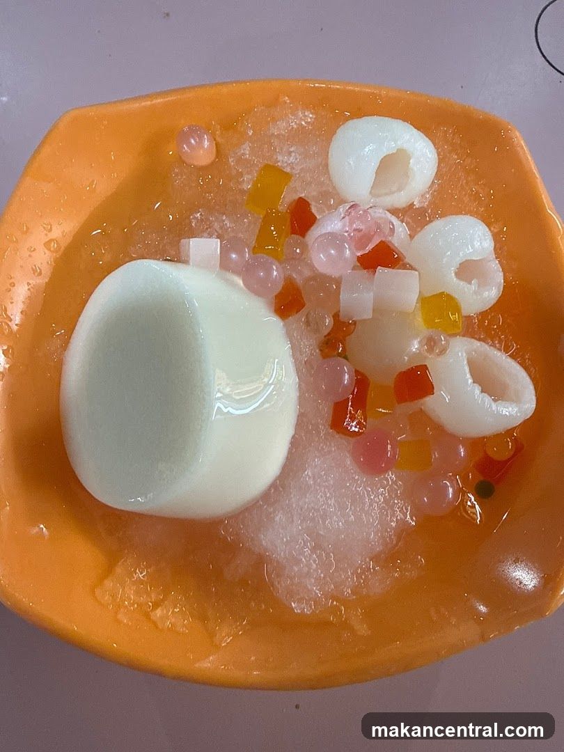 Dessert with Lychee and Boba