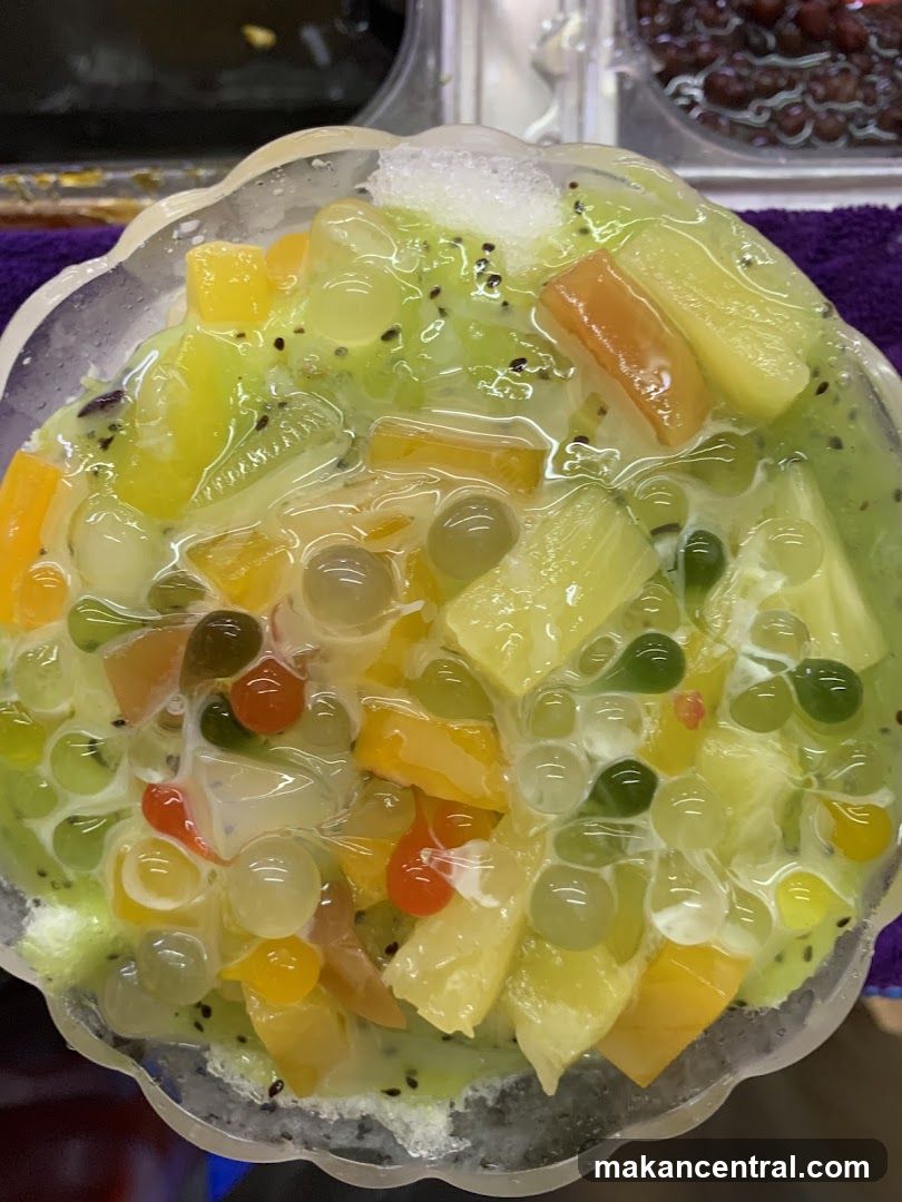 Fruit and Boba Dessert