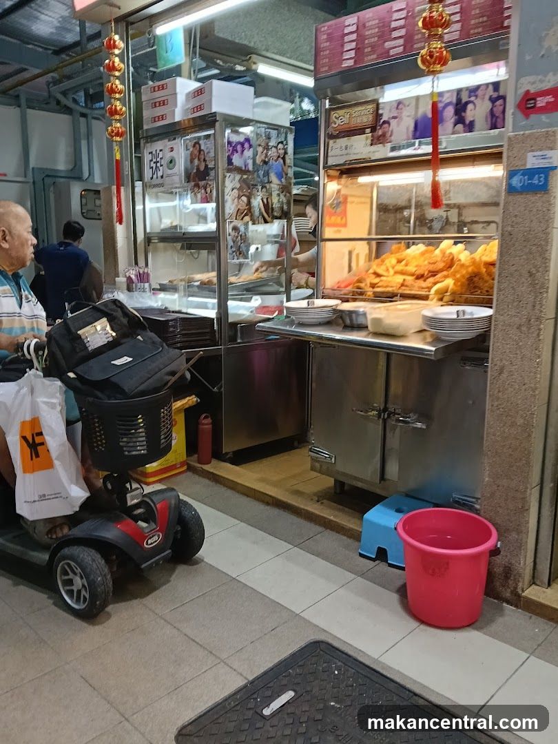 Food Stall with Fried Items