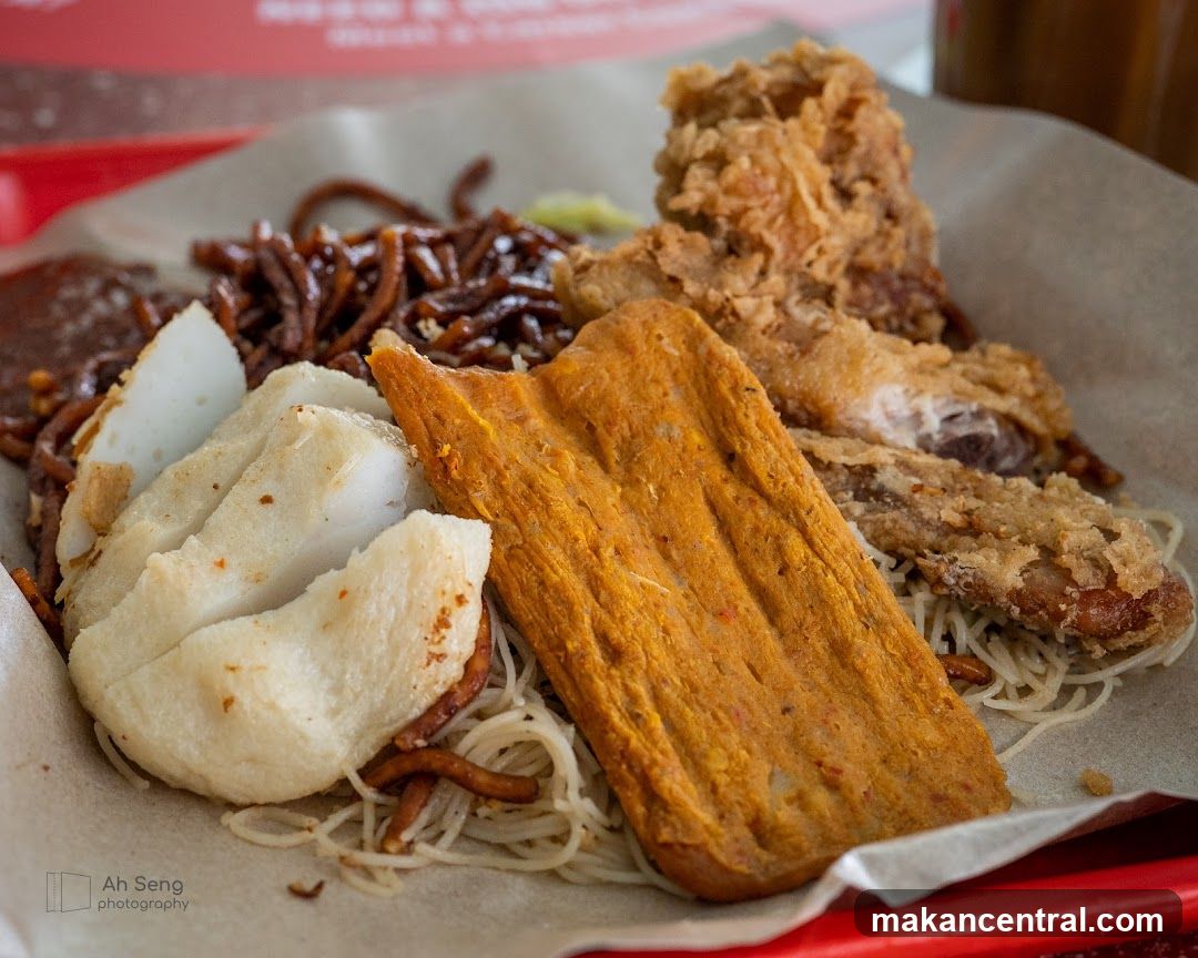 Fried Chicken and Noodles