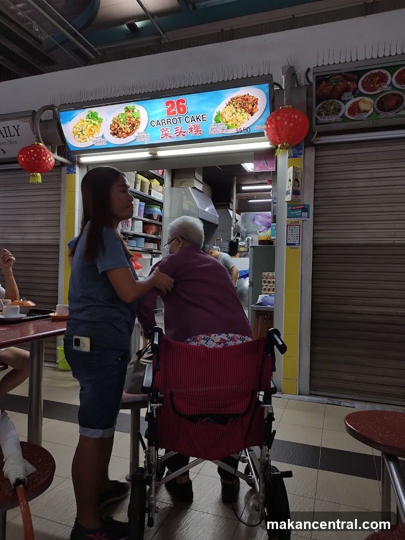 Food Stall with Carrot Cake