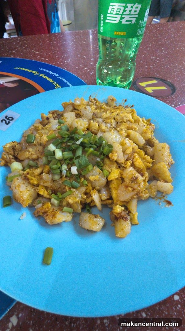 Fried Carrot Cake with Scallions