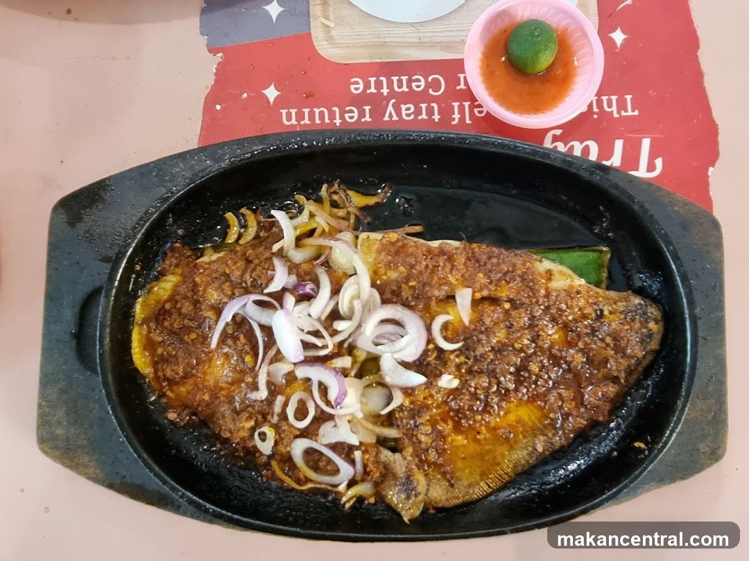 Sizzling Fish Dish