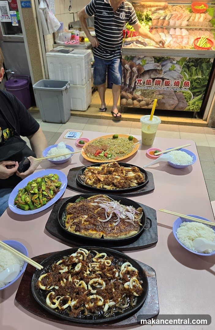 Seafood Dishes at a Hawker Stall