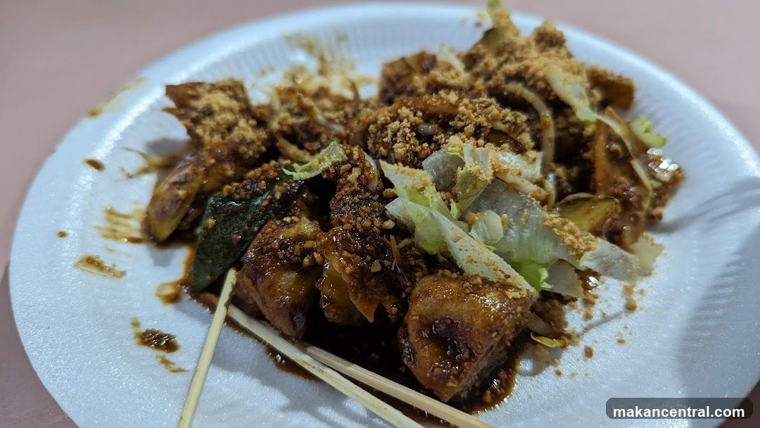 Rojak on a Styrofoam Plate