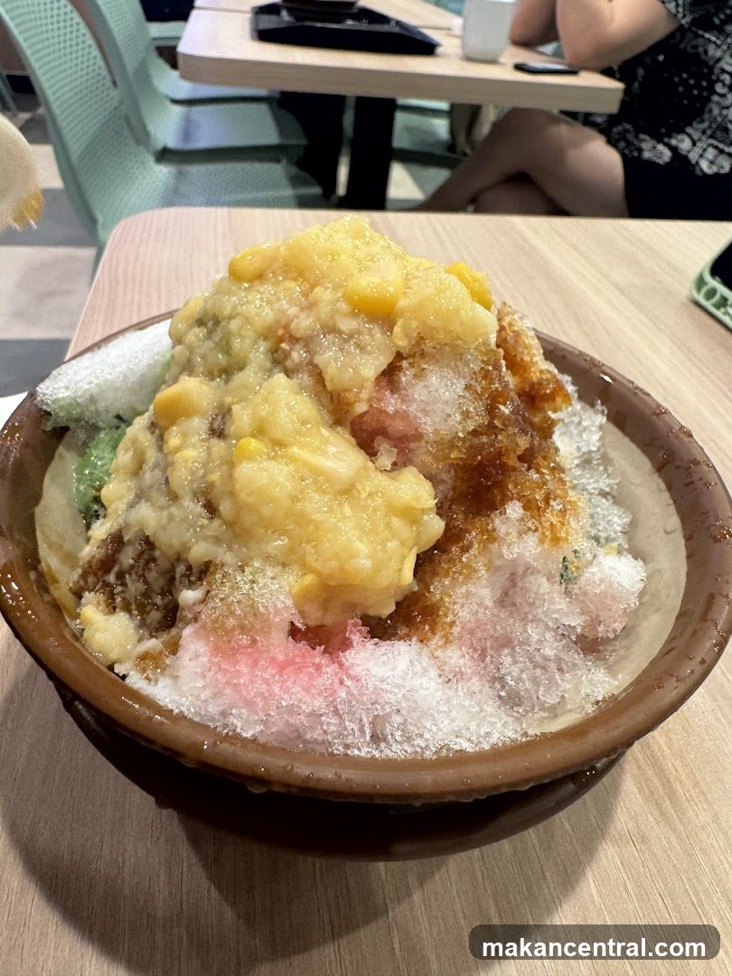 Dessert with Shaved Ice