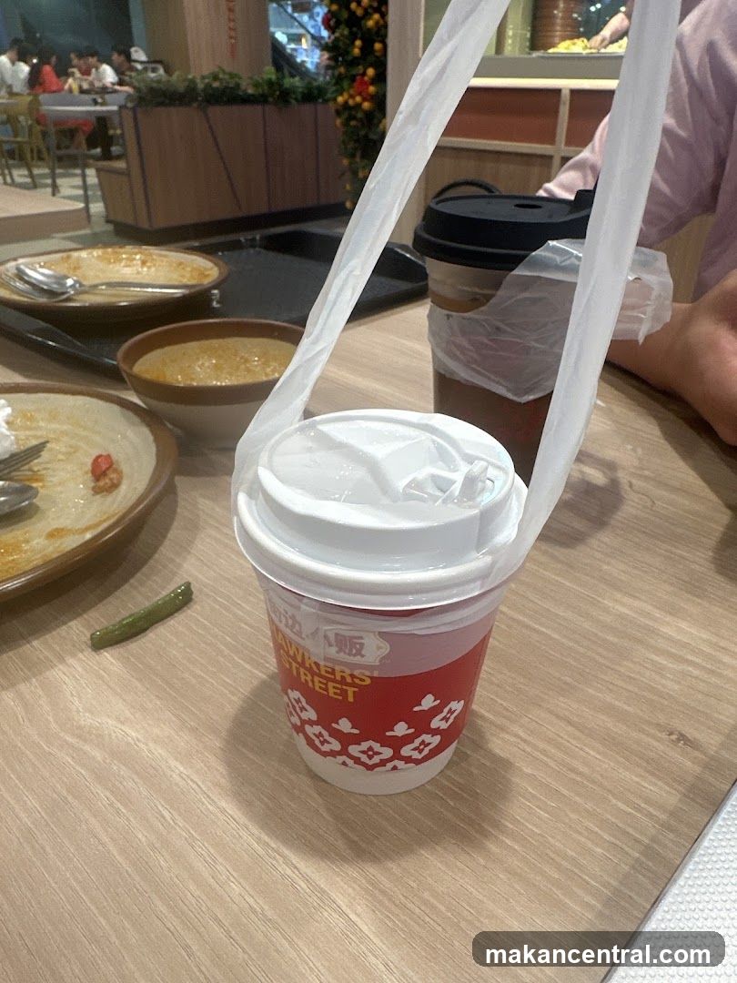 Takeaway Drinks and Food Remnants