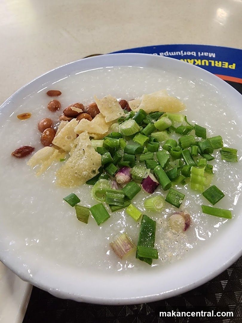 Congee with toppings