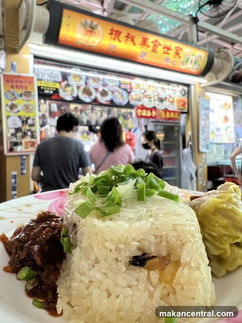 Food Stall with Dishes