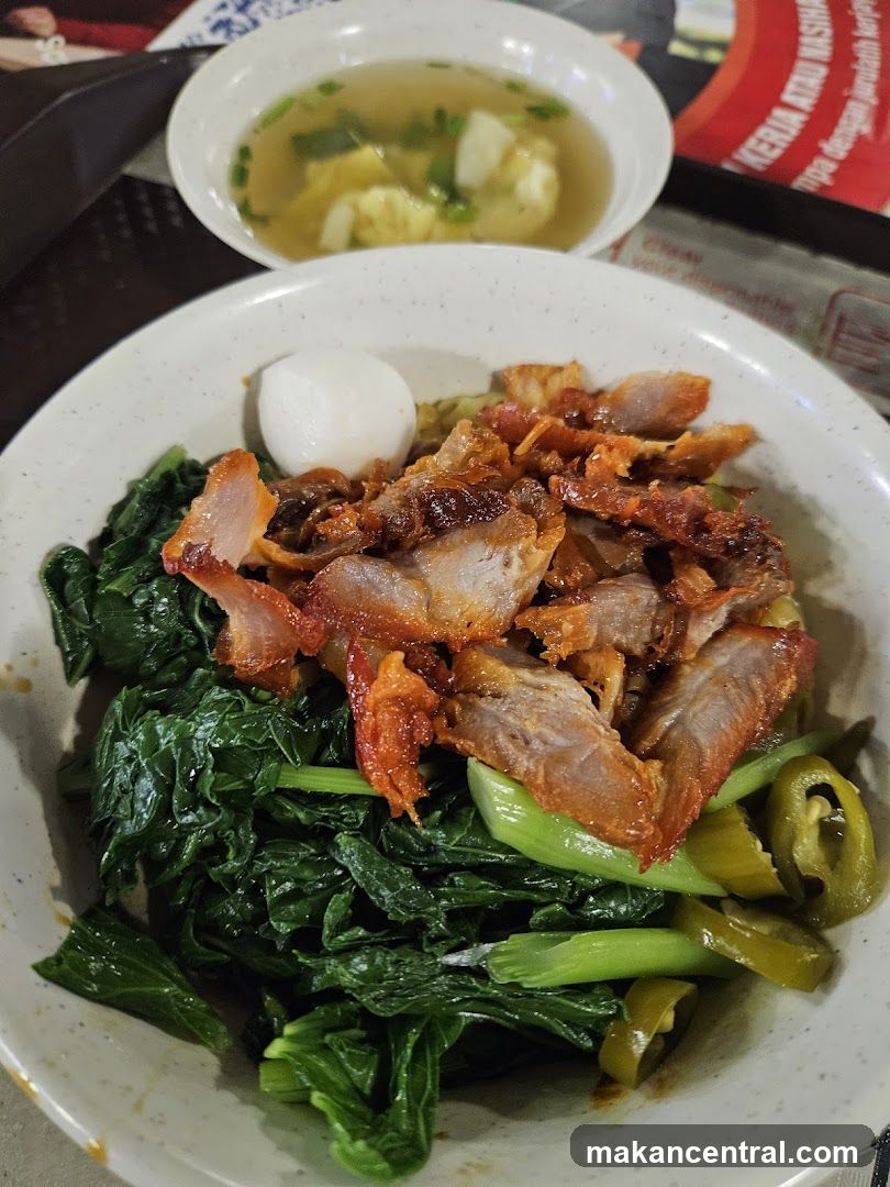 Char Siu Noodles with Wonton Soup