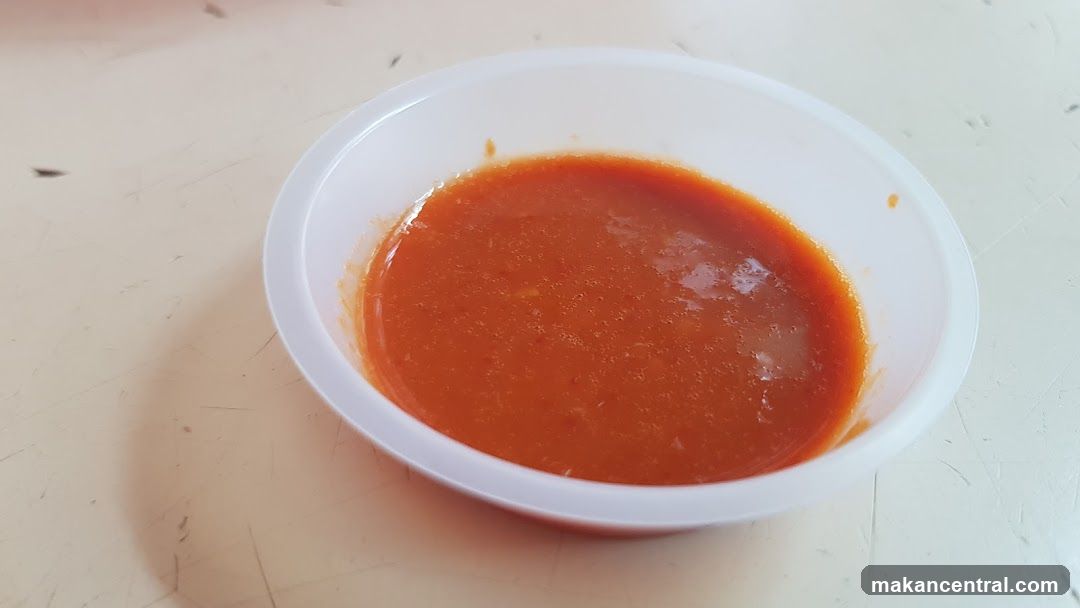 Sauce in a bowl