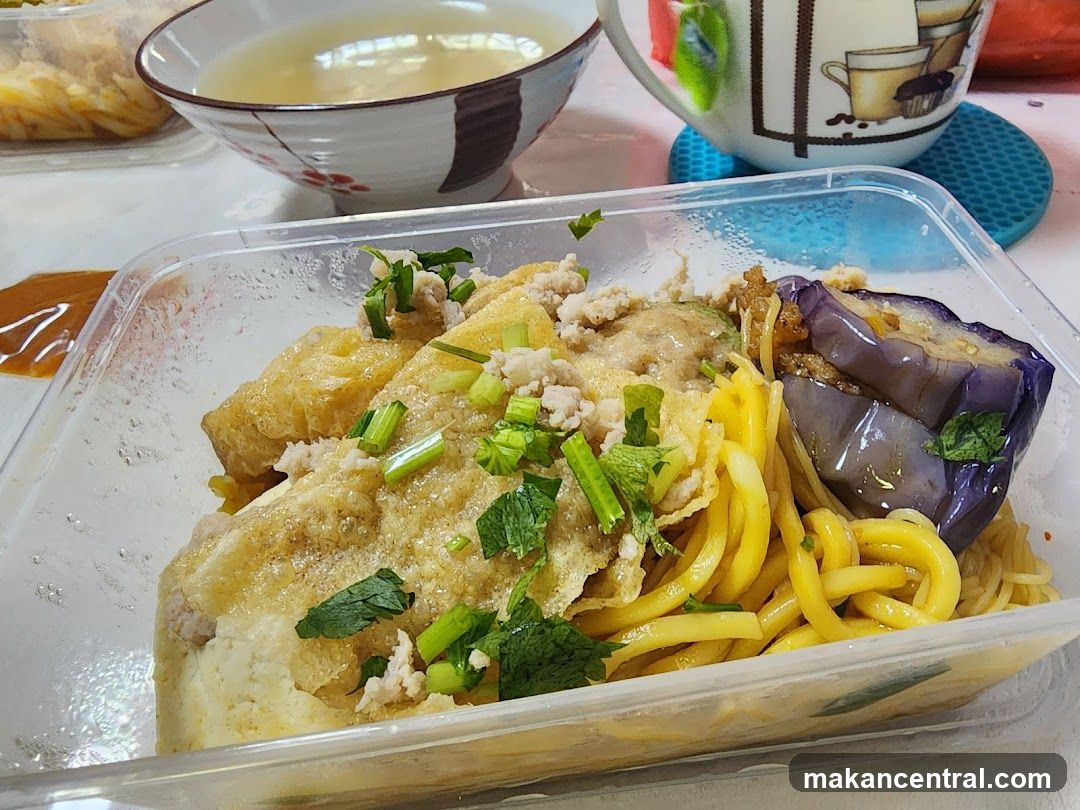 Noodles with Eggplant and Tofu