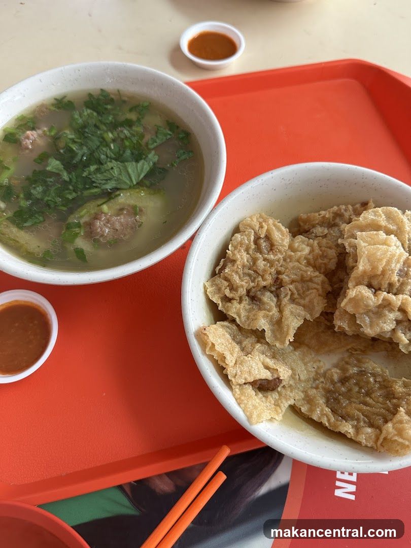 Soup and Fried Dish