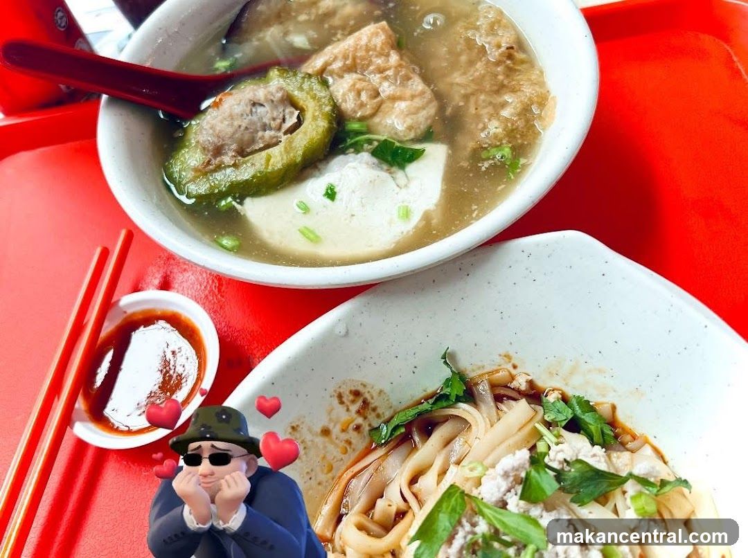 Noodles and Soup Dish