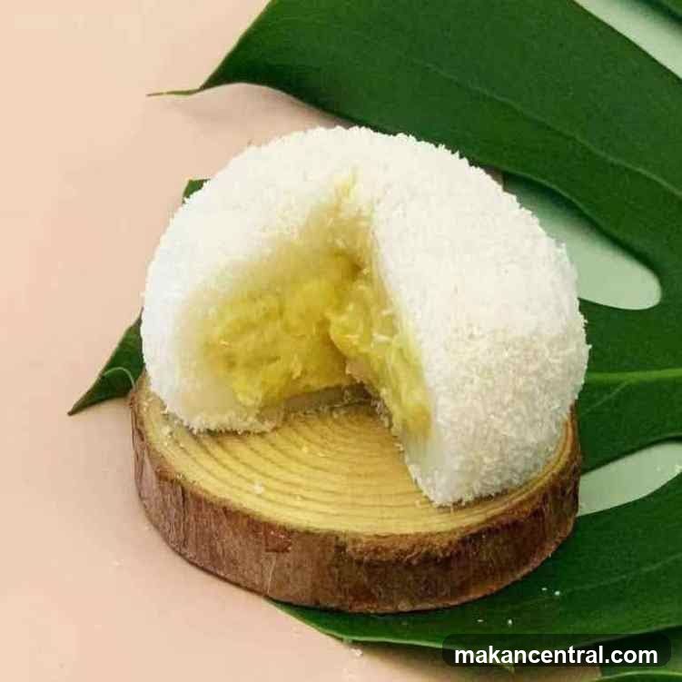 Dessert with Coconut Flakes