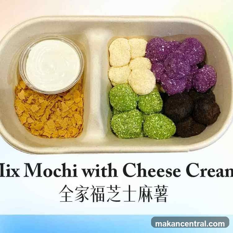 Mochi with Cheese Cream